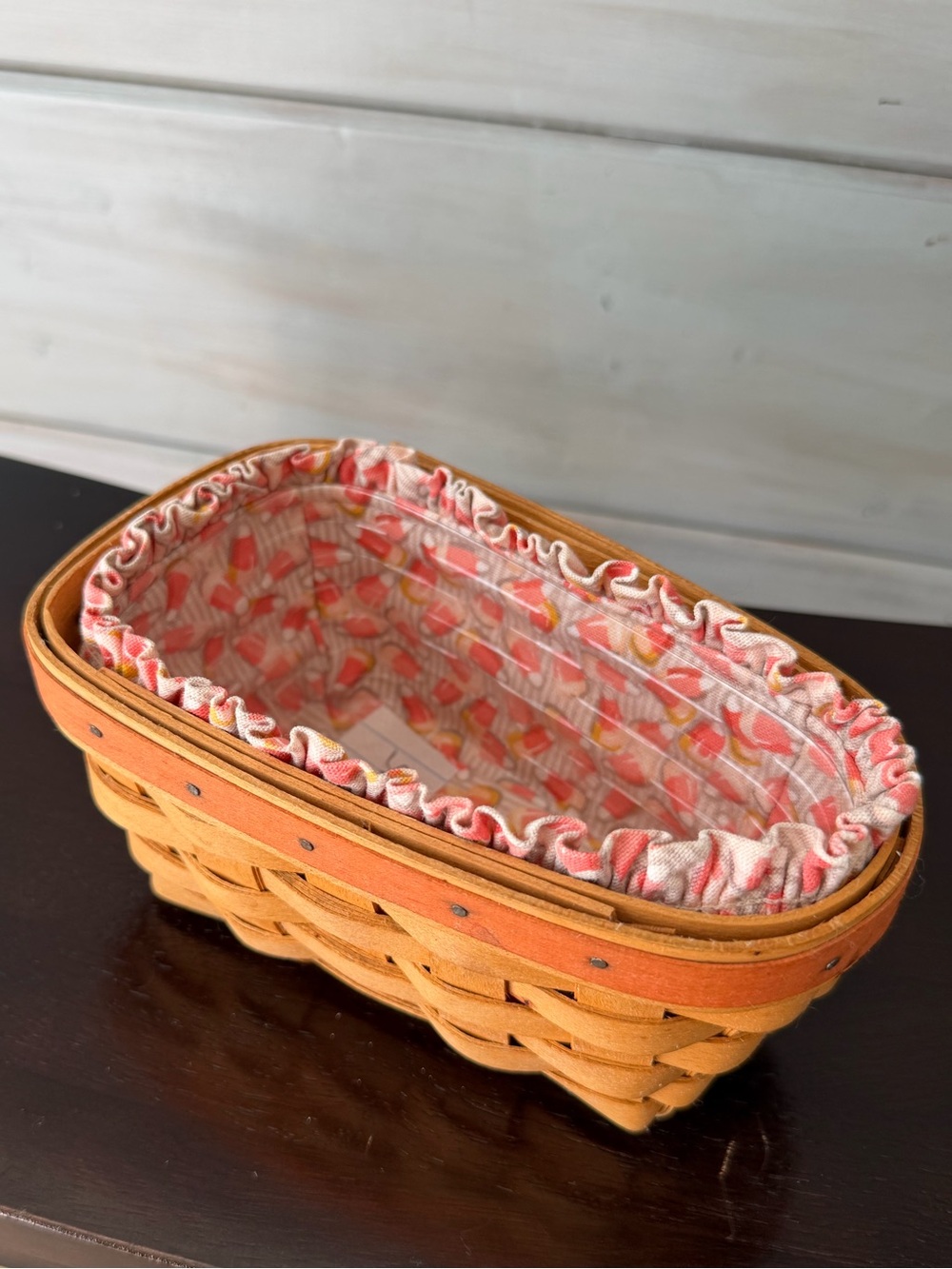 Longaberger Candy Corn Basket
Halloween basket liner protector